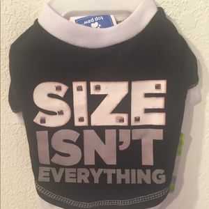 Size Isn’t Everything Studded Dog Shirt 🐶